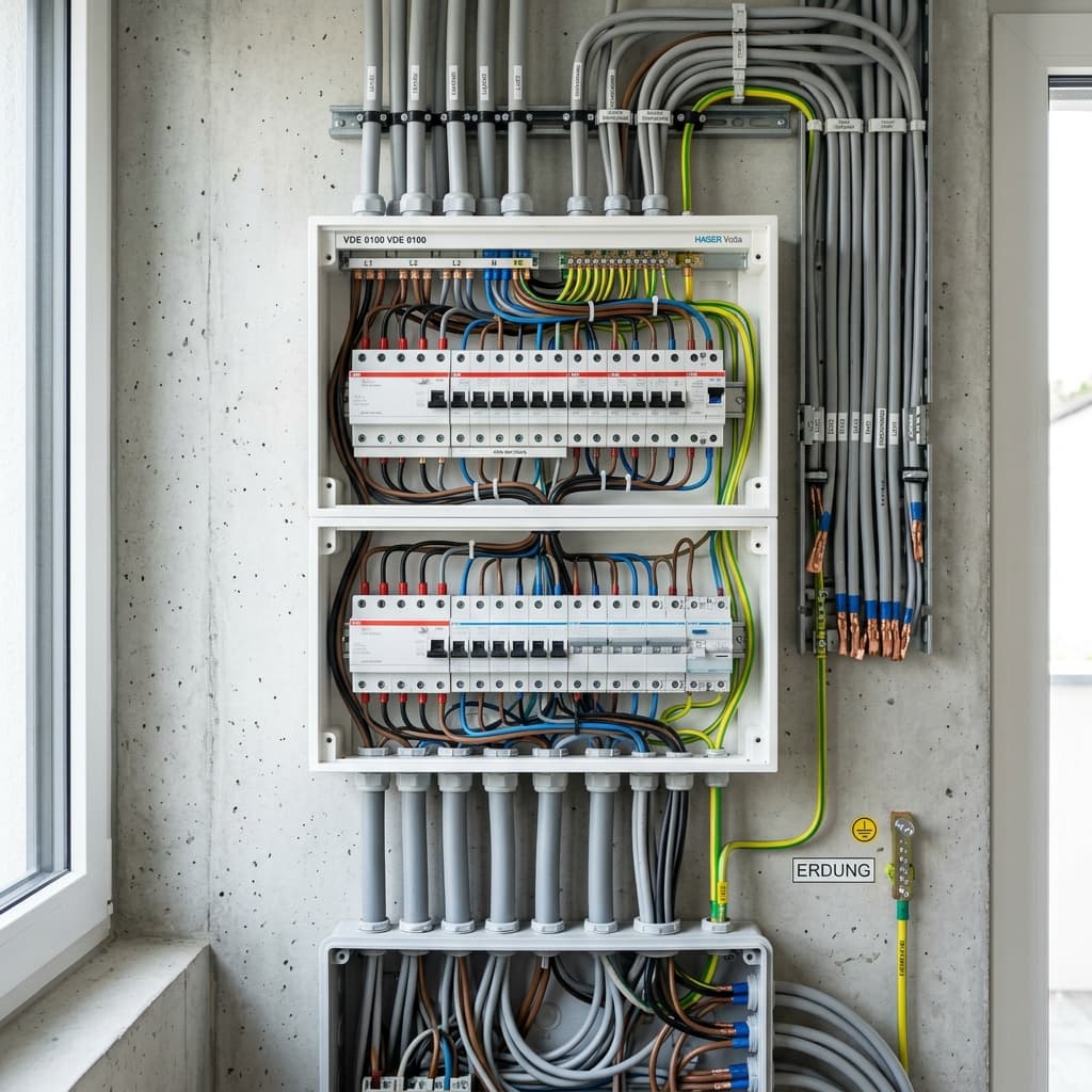 Modern residential electrical installation