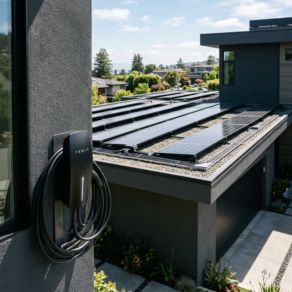 Photovoltaic engineering and EV charging station